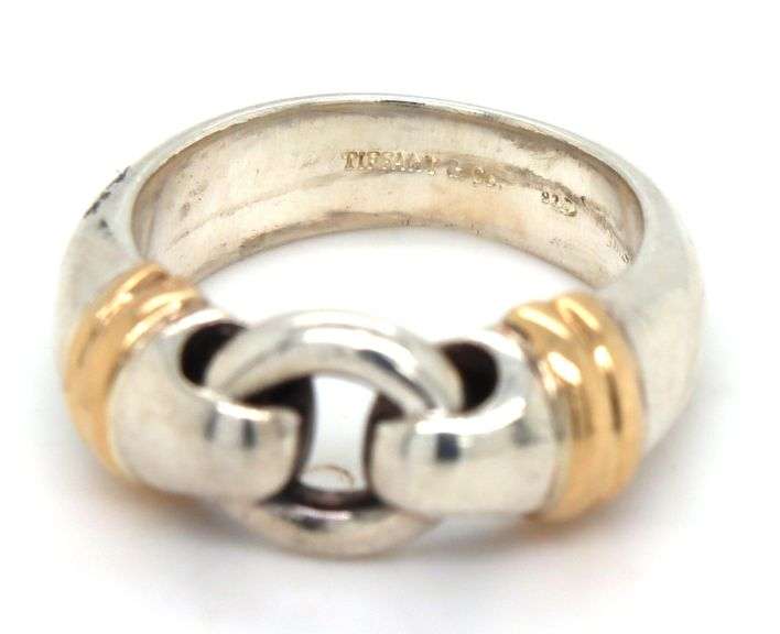 Tiffany & Co 2 tone knot ring