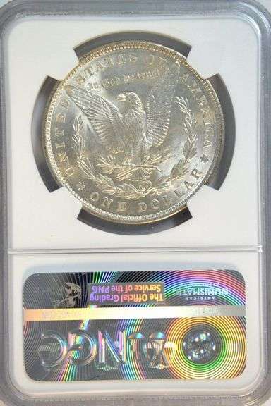 Super virtual Gem BU 1900 Morgan Silver Dollar. NGC MS64