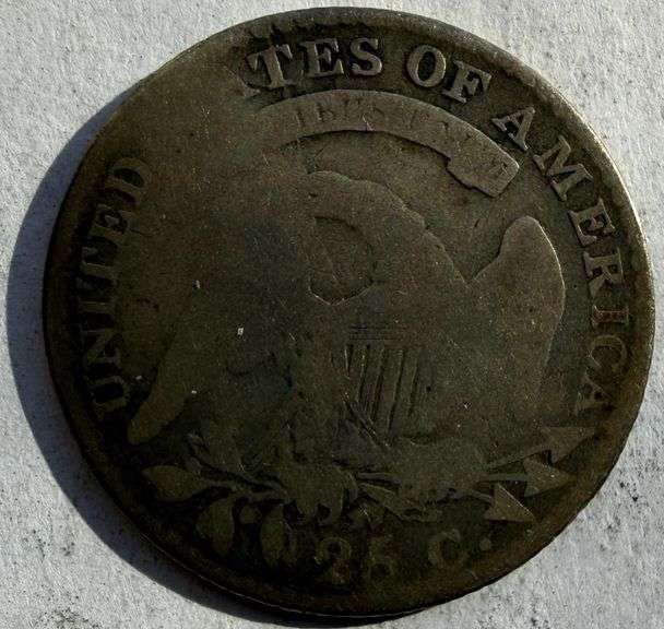 1818 Large Size Bust Quarter