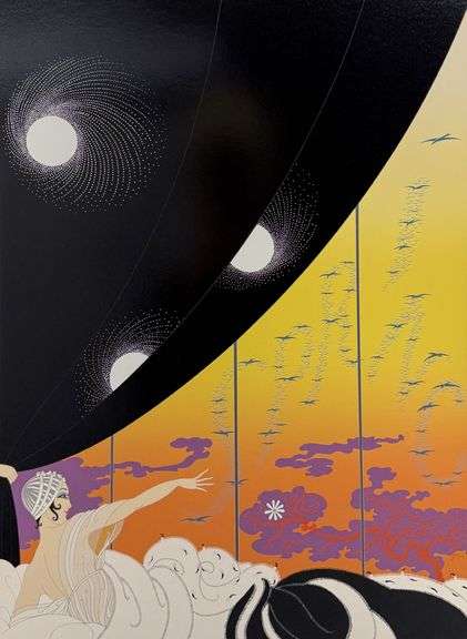 Erte "The Coming of Spring" Signed Limited Edition Serigraph Framed