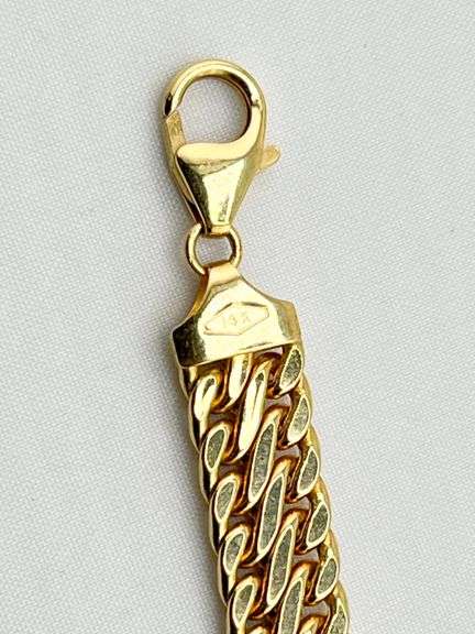 Italian Milor 14KT Yellow Gold 8.5MM Miami Cuban Link Chain Bracelet