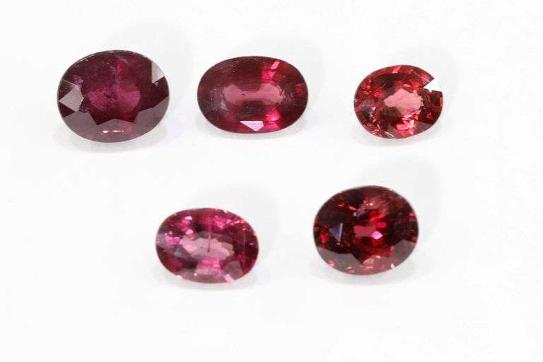 Succulent Natural Rhodolite - Lot of 5