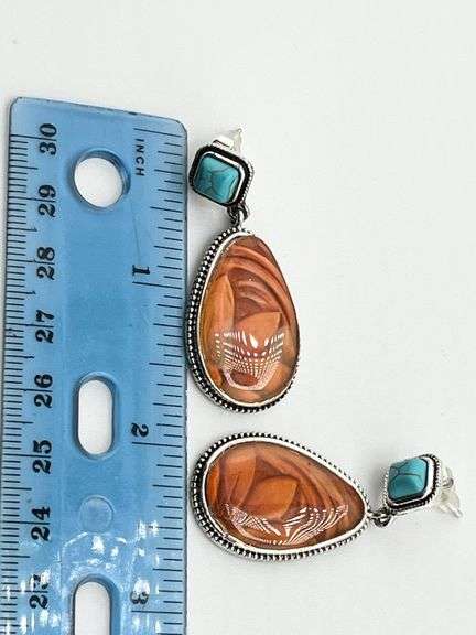 925 Sterling Silver Boho Flower Drop Earrings