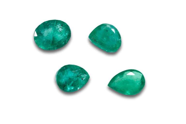 Natural Emerald - Lot of 4