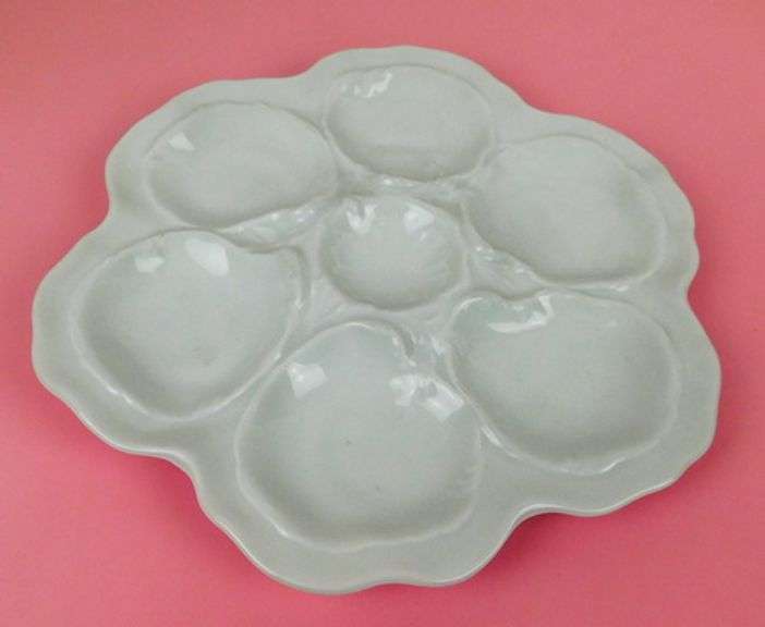 Antique French Limoges Oyster Plate