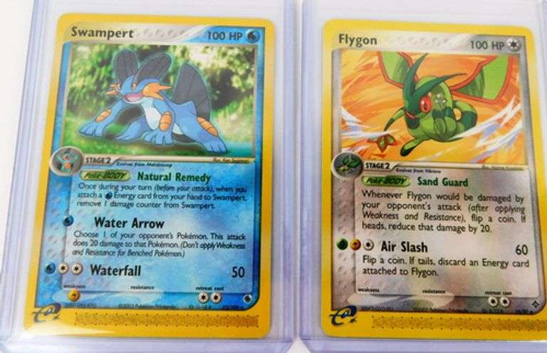 4 Pokémon 2003 Trade Cards