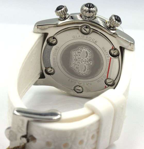Ladies Glam Rock white dial brand new watch