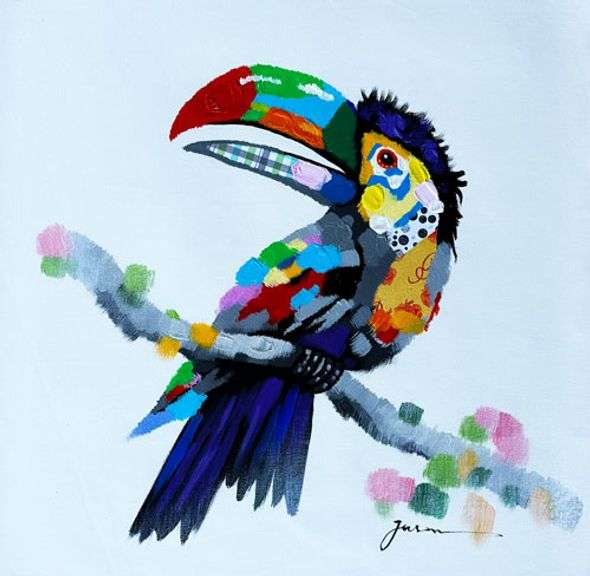 UNIQUE AND BEAUTIFUL PAINTING ON CANVAS