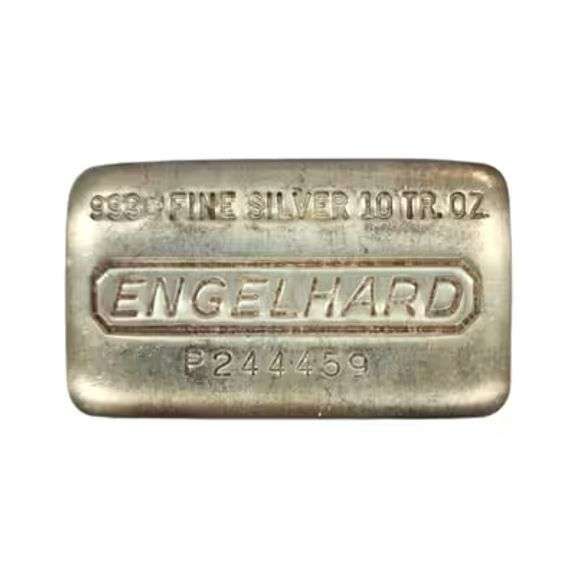 Engelhard Silver Loaf Bar, 10 oz.