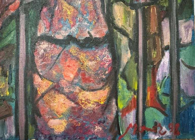 Bold Mixed-Media Original By Manor Shadian