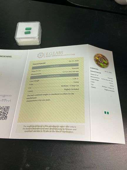 CERTIFIED NATURAL EMERALDS