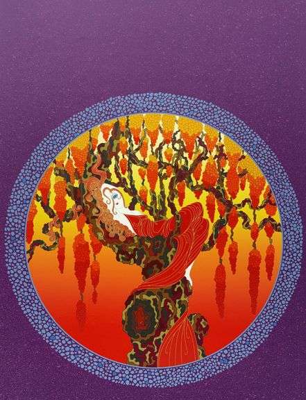 Erte "Heat" Rare Presentation Proof Serigraph Signed