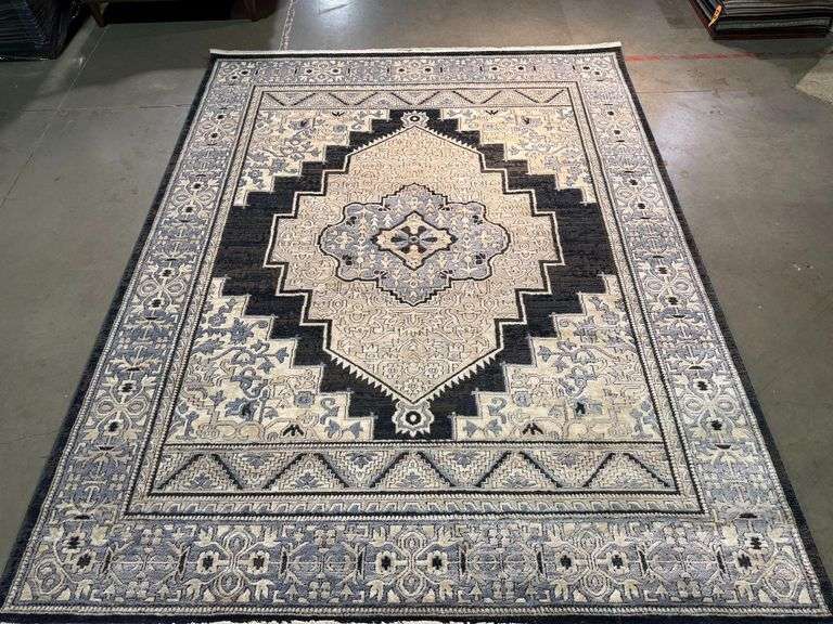 Superb Carved Medallion Design Rug 8x10