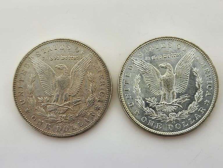 (2) 1904-O Morgan Silver Dollars