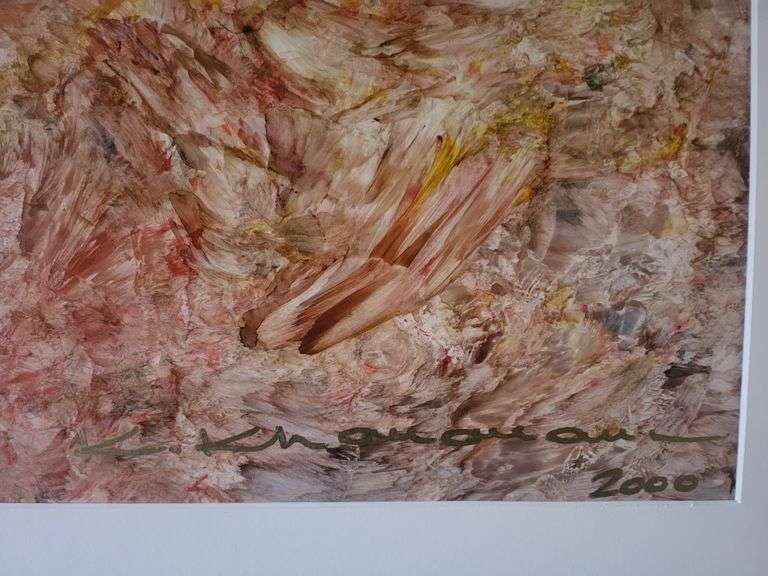 Investment! Very collectable and rare  Khavarani Masterpiece Unveiled – Signed Abstract Romanticism 