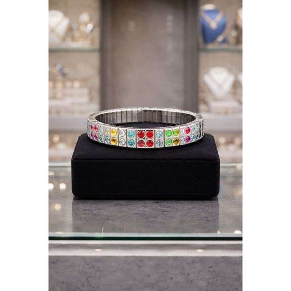 Silver 96 Multi Gemstone Bracelet