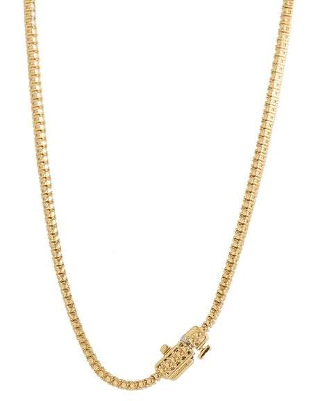 New 2.16ctw Round Diamond Half Way Tennis Necklace in 14K