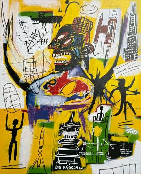 Colorful Jean-Michel Basquiat From 'The Art of Storytelling'
