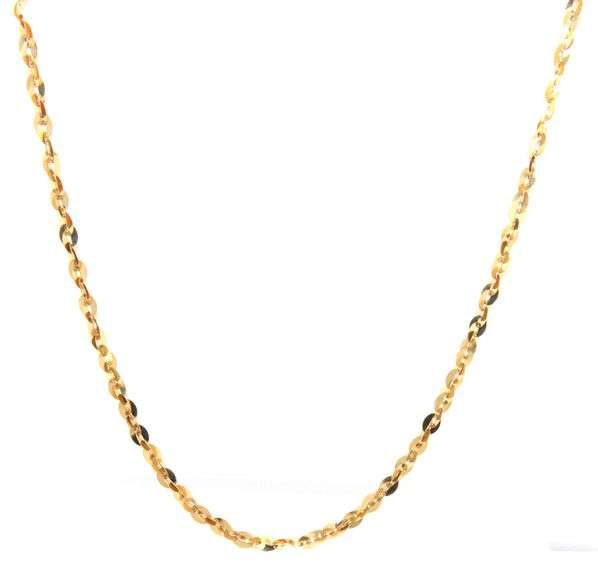 10kt Yellow gold chain necklace