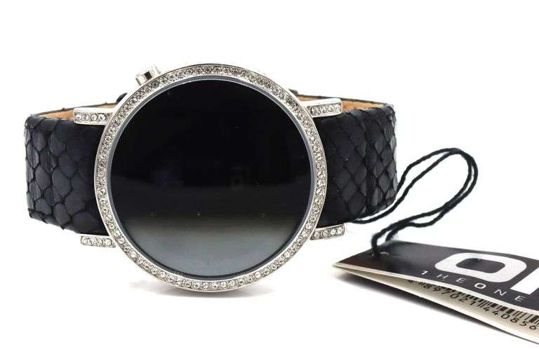 01THEONE Odins Rage crystal accented watch