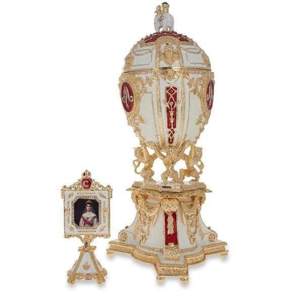 Royal Danish Musical Imperial Egg with Photo Frame