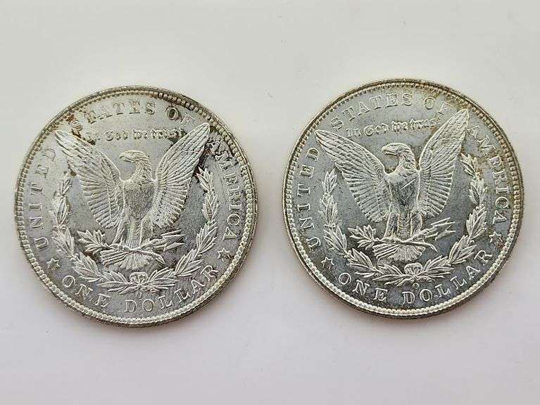 (2) 1904-O Morgan Silver Dollars