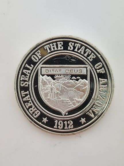 Arizona State Sterling Silver Medal