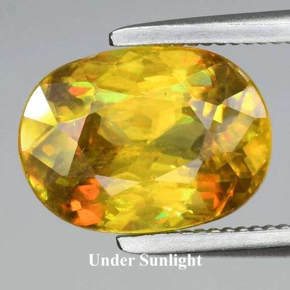 High fire! Rich color! 2.51ct Sphene from Madagascar!