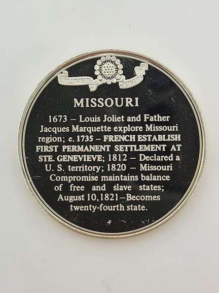 Missouri Sterling Silver Medal