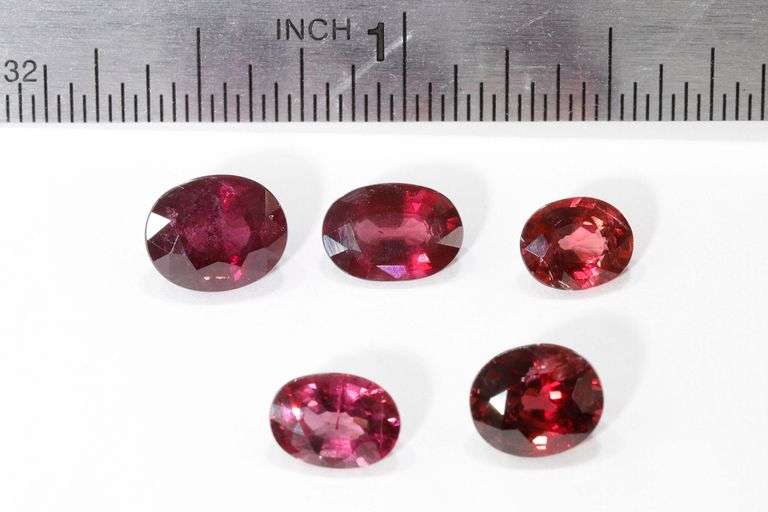 Succulent Natural Rhodolite - Lot of 5