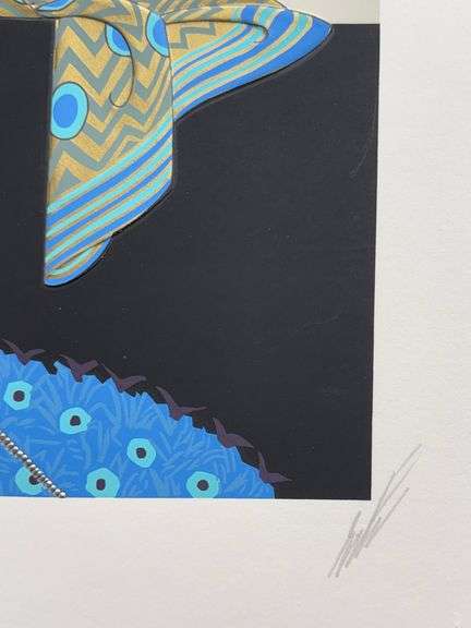 Erte "Hera" Signed Limited Edition Serigraph with Foil Stamping