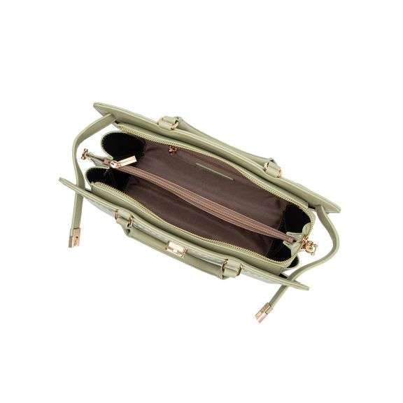 Neema Sage Recycled Vegan Leather Crossbody Bag