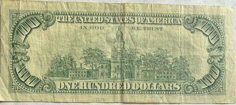 $100 1966 Red Seal Fowler US Note