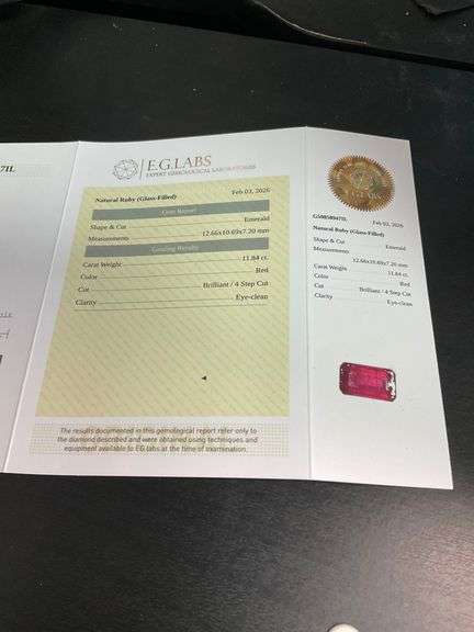 CERTIFIED NATURAL RUBY 11.84 CARATS