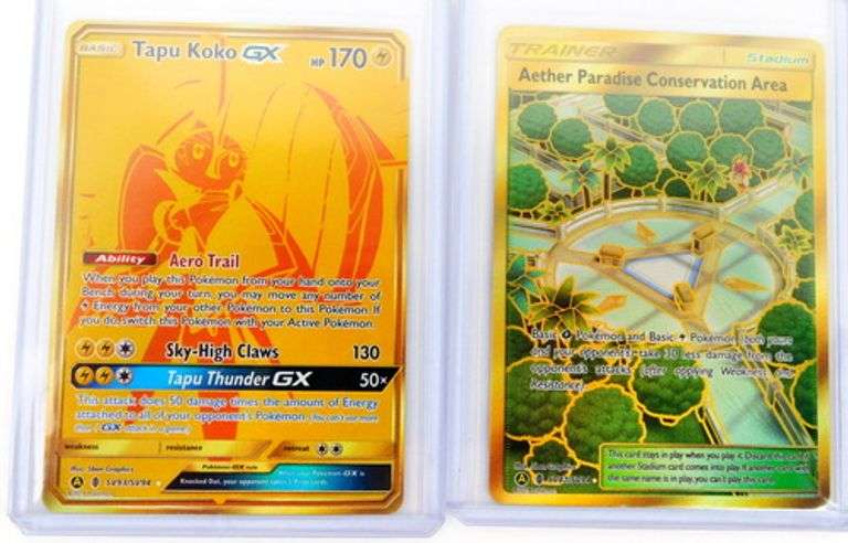 2 Pokémon 2019 Hidden Fates Trade Cards
