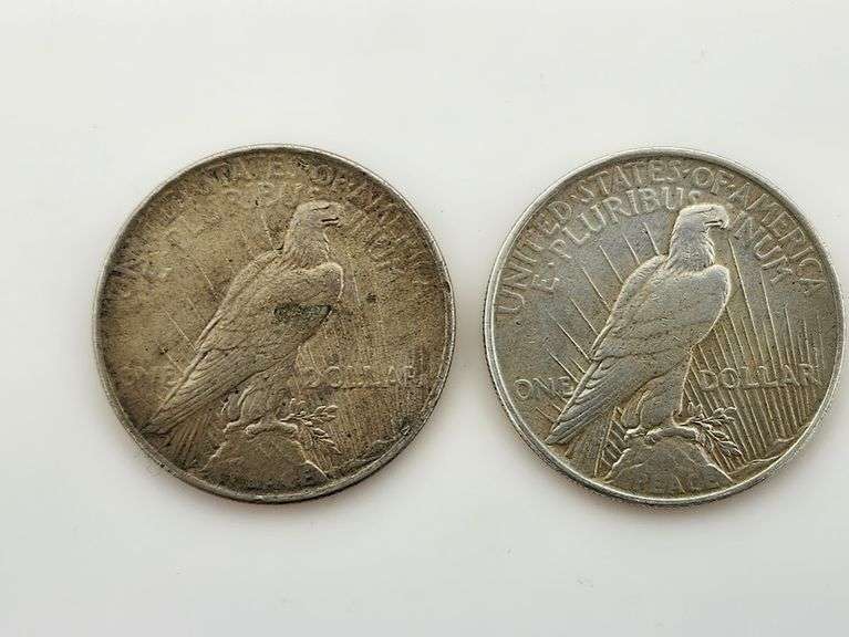 1922 & 1923 Silver Peace Dollars