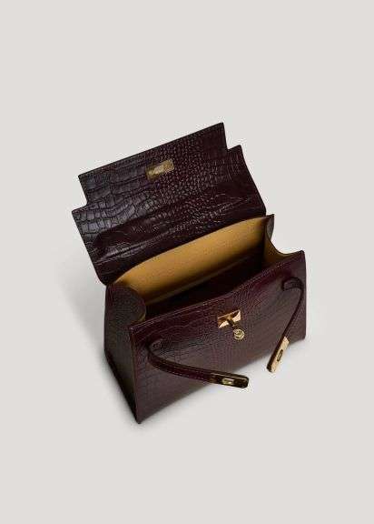 Zaira Limited Edition Bag in Bordeaux Coco Leather