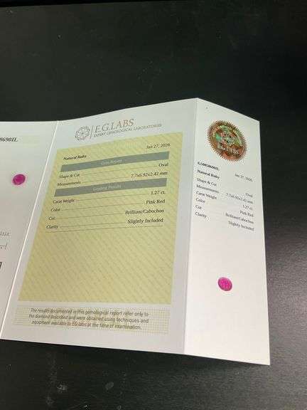 CERTIFIED NATURAL RUBY