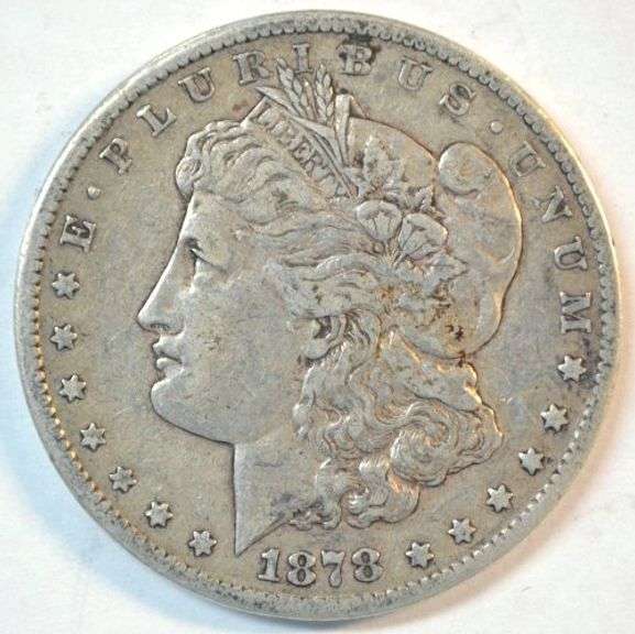 Attractive scarce 1878-CC Morgan Silver Dollar in upper end circ