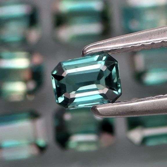 Look at this color! 2.25ct set of REAL blue green Australian Sapphires