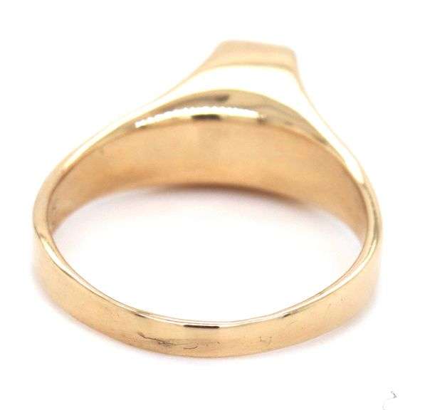 Nicely Styled 14K YG Green Tourmaline RinG