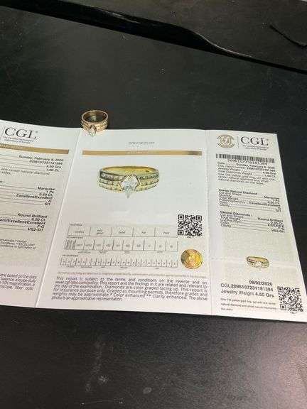 CERTIFIED BRAND NEW 14K YELLOW GOLD DIAMOND ENGAGEMENT RING