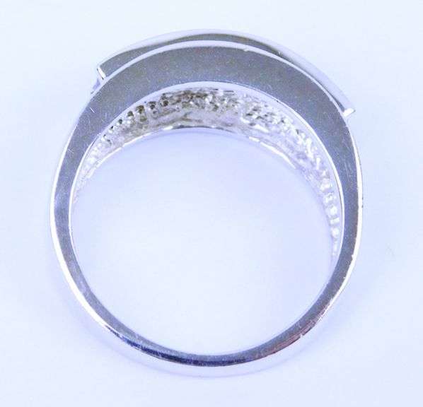 Sterling Silver Amethyst Ring, Size 8