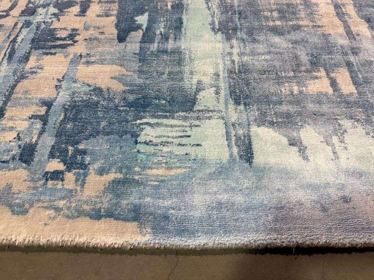Exquisit Wool Hand Painted Modern Rug 5x8