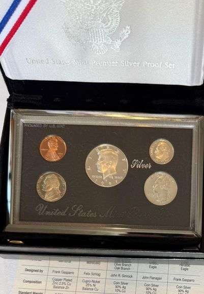 1998 Premier Silver US Proof Set.