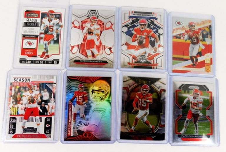 8 Patrick Mahomes Football Cards