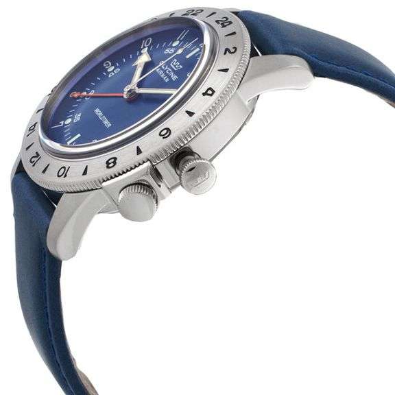 Glycine Airman Vintage GMT Blue Dial Men's Watch