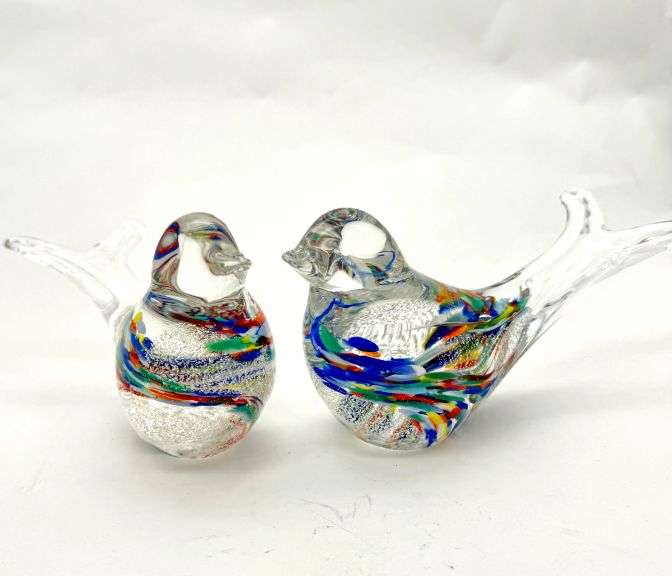 Murano Glass Bird Swallow - Hand Blown Figurine