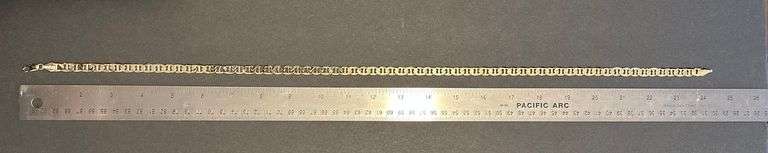 Sharp 42.8 Gram14K Yellow Gold Plate Mariners Chain Link Necklace