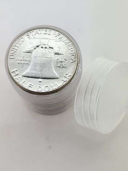 1963 Roll Of Franklin Half Dollars